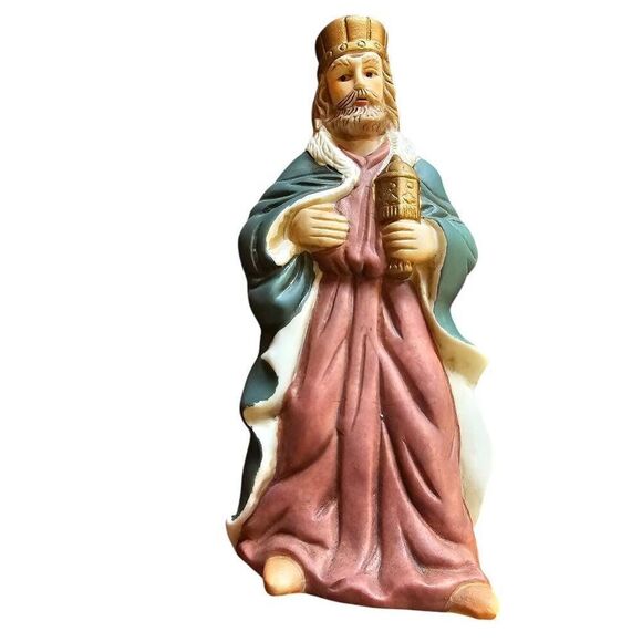 11 piece hand painted ceramic Nativity Scene Christmas Jesus - Picture 9 of 14